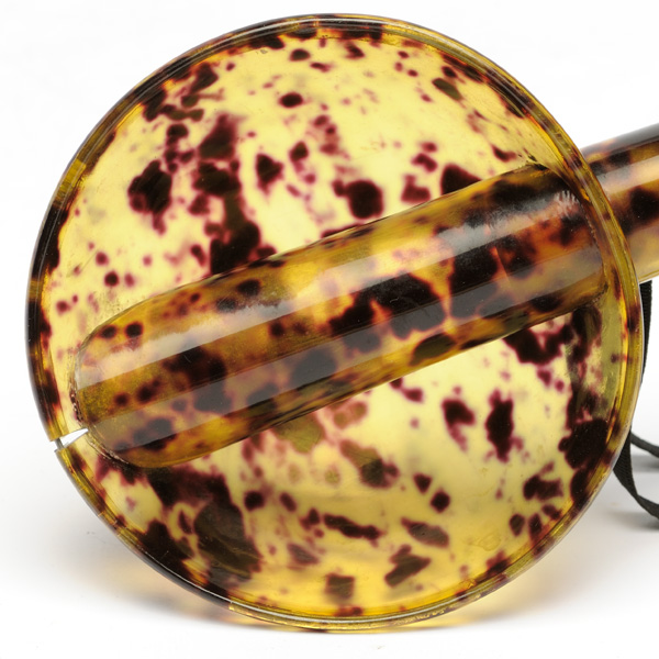 picture shows banjo ear trumpet @ EarTrumpets.com