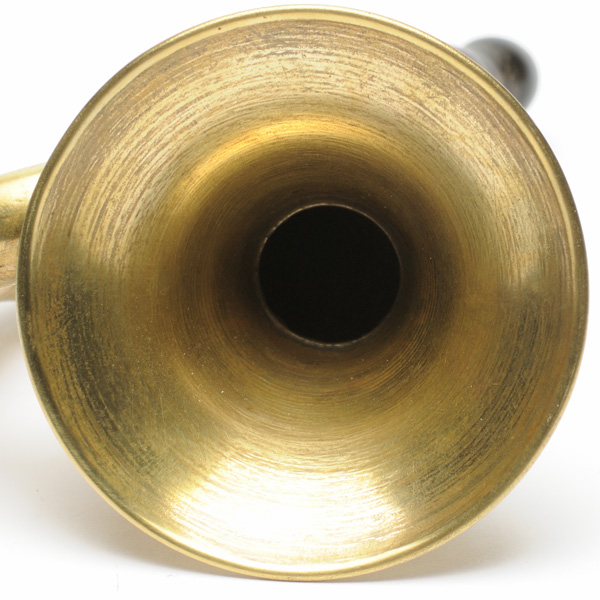 picture shows bugle ear trumpet @ EarTrumpets.com