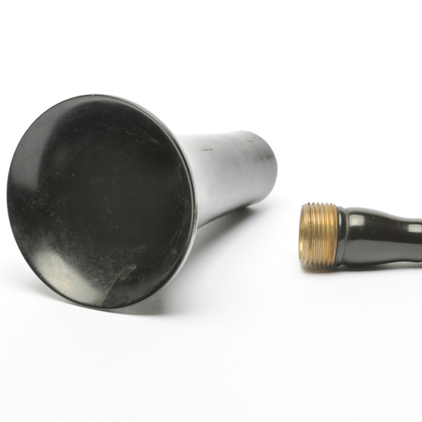 picture shows telescopic 2 pc ear trumpet @ EarTrumpets.com
