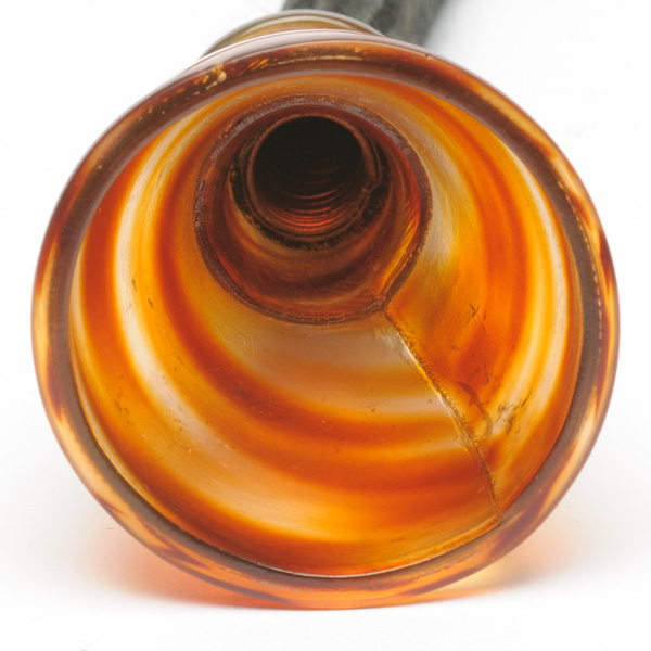 picture shows con tube ear trumpet @ EarTrumpets.com
