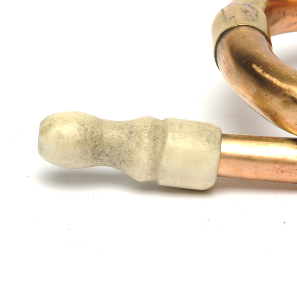 picture shows bugle ear trumpet @ EarTrumpets.com