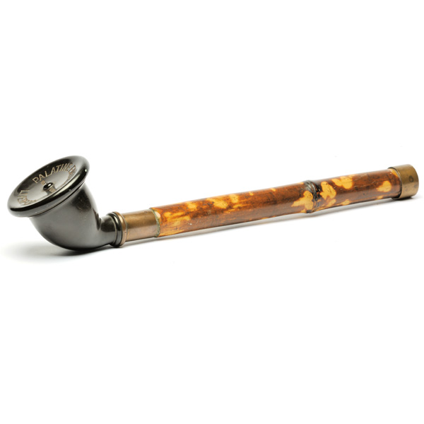picture shows one piece ear trumpet @ EarTrumpets.com