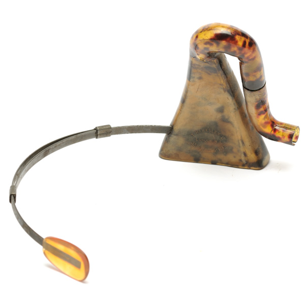 picture shows auricle ear trumpet @ EarTrumpets.com
