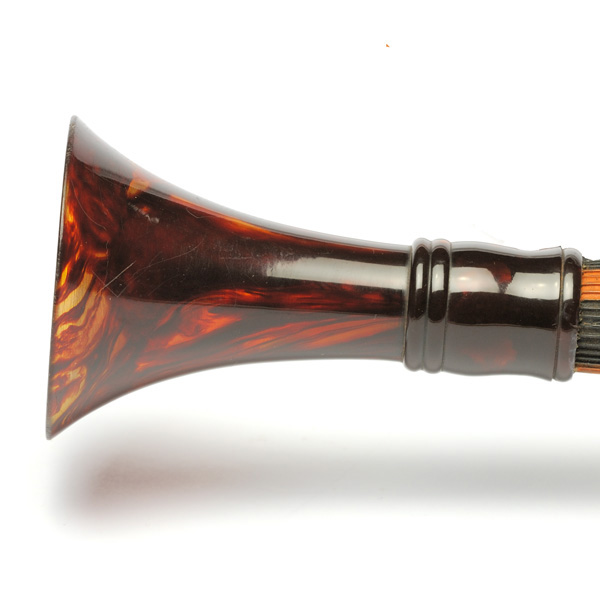 picture shows con tube ear trumpet @ EarTrumpets.com