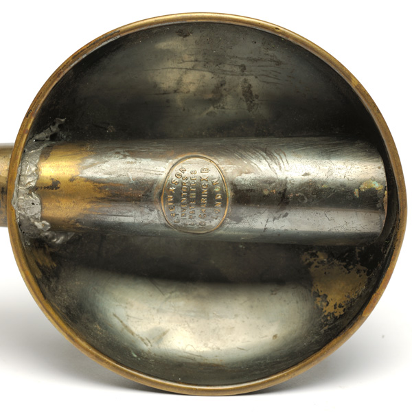 picture shows banjo ear trumpet @ EarTrumpets.com