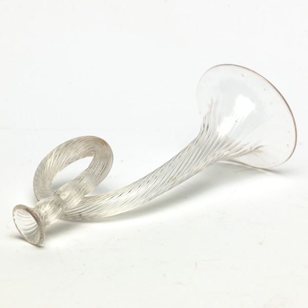 picture shows bugle ear trumpet @ EarTrumpets.com