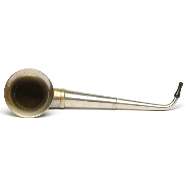 picture shows telescopic 2 pc ear trumpet @ EarTrumpets.com