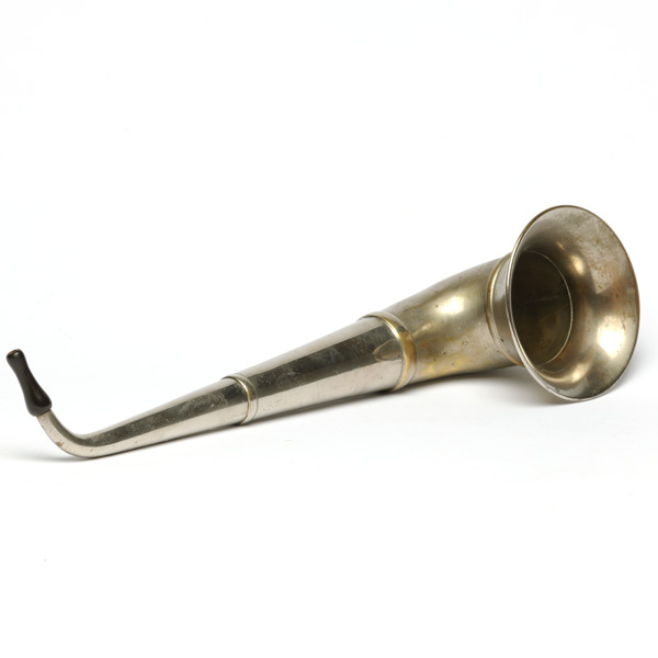 picture shows telescopic 2 pc ear trumpet @ EarTrumpets.com