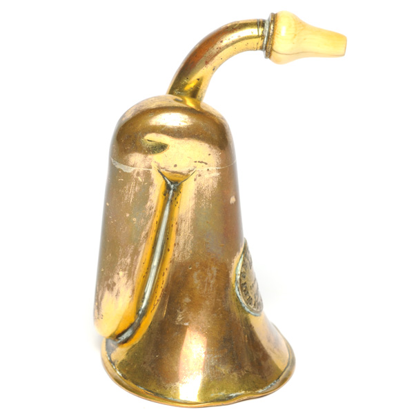 picture shows folded ear trumpet @ EarTrumpets.com